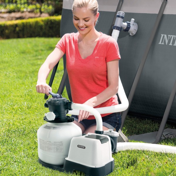 Estação de tratamento de areia INTEX 7.900 litros/hora | Distria