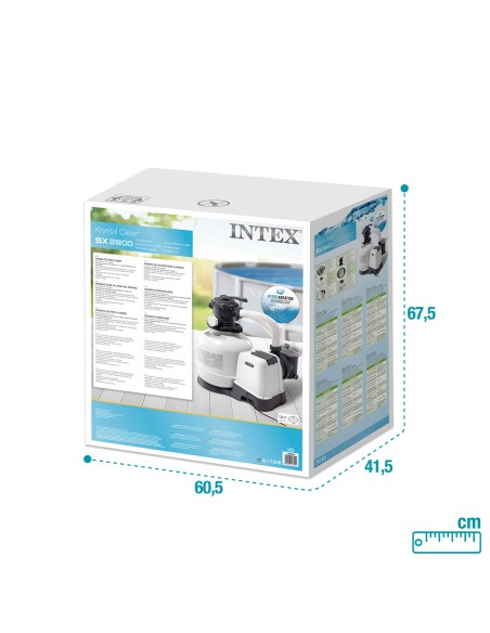 Purificador de areia INTEX para piscinas acima do solo | Distria