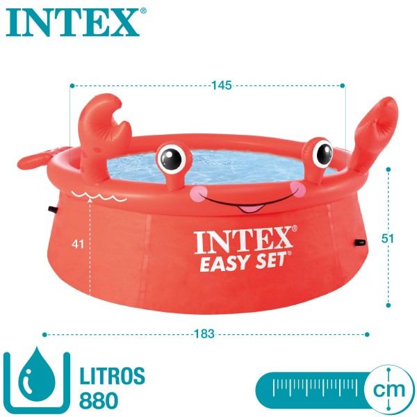 Piscina infantil Caranguejo INTEX - Piscinas Insufláveis| Distria