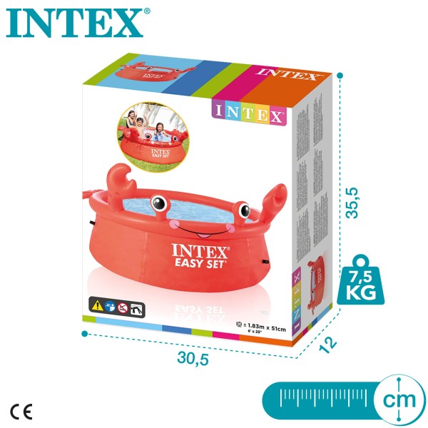 Piscina infantil Caranguejo INTEX - Piscinas Insufláveis| Distria
