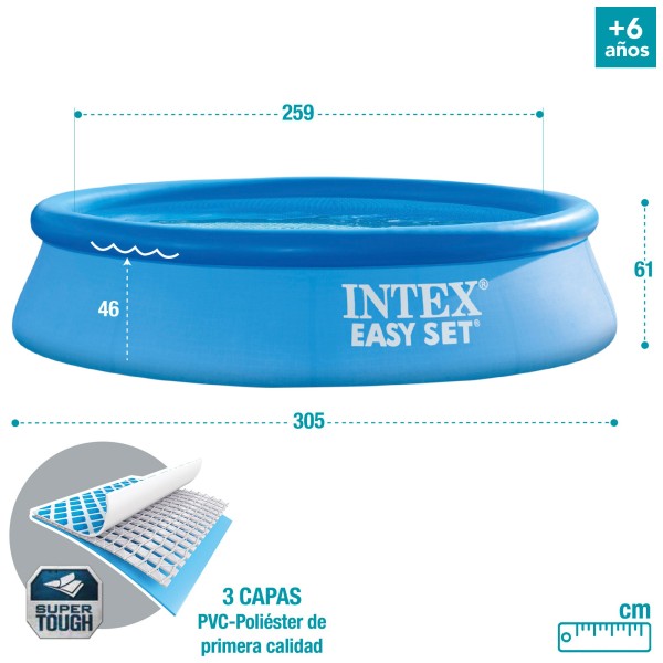 Piscina Easy Set redonda INTEX- Piscinas Insufláveis | Distria