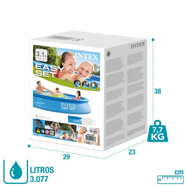 Piscina Easy Set redonda INTEX- Piscinas Insufláveis | Distria