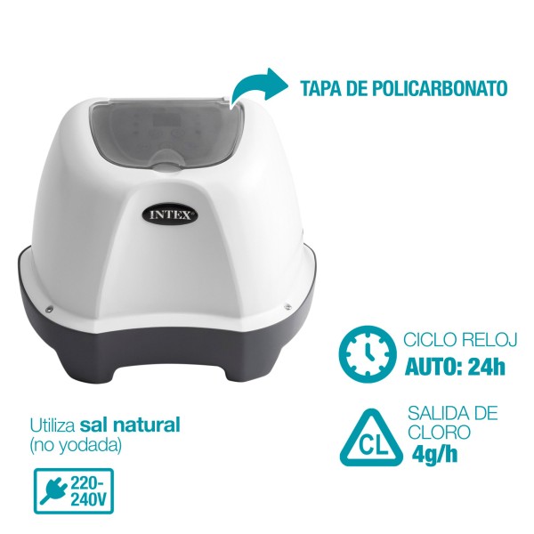 Clorador de sal INTEX- Manutenção Piscinas | Distria
