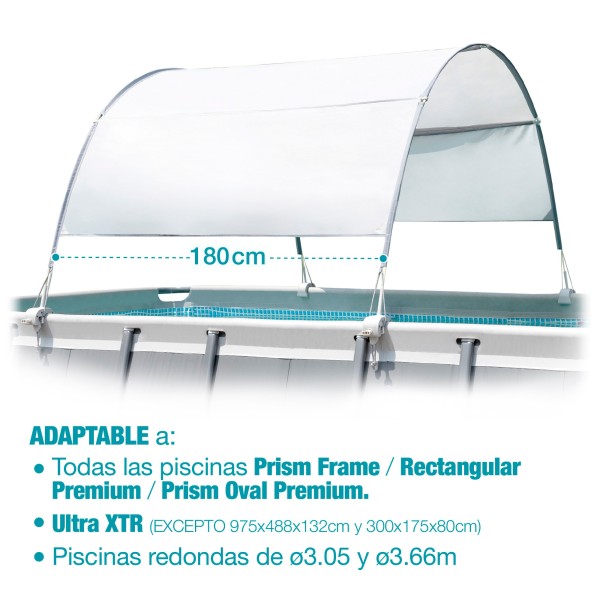 Guarda-sol para piscinas tubulares-Coberturas | Distria