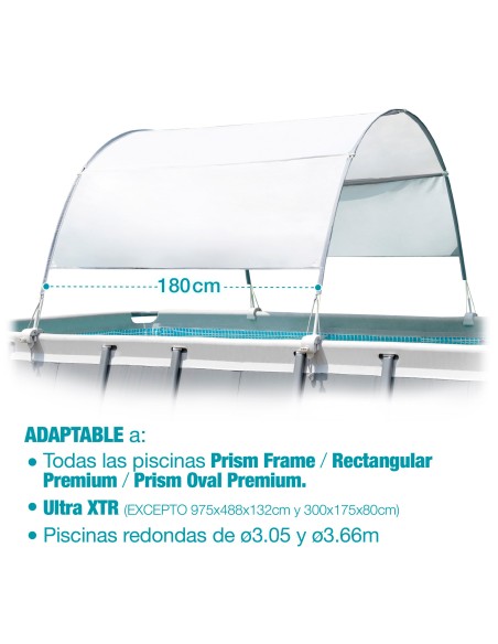 Guarda-sol para piscinas tubulares-Coberturas | Distria