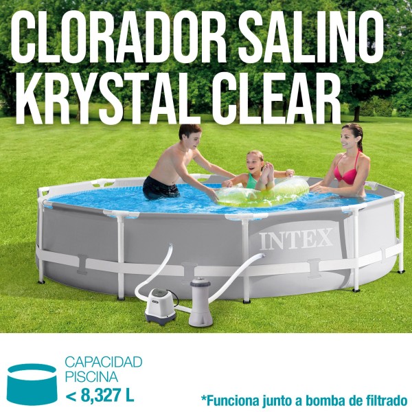 Clorador de sal de piscina Krystal Clear QS200 | Distria