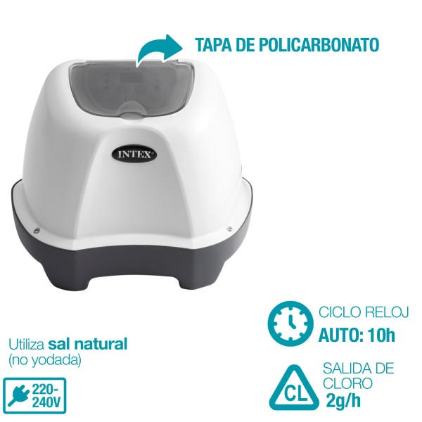Clorador de sal de piscina Krystal Clear QS200 | Distria