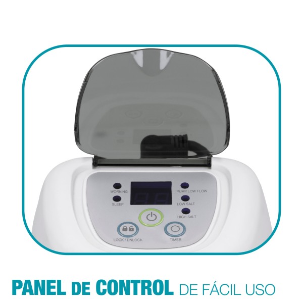Clorador de sal de piscina Krystal Clear QS200 | Distria