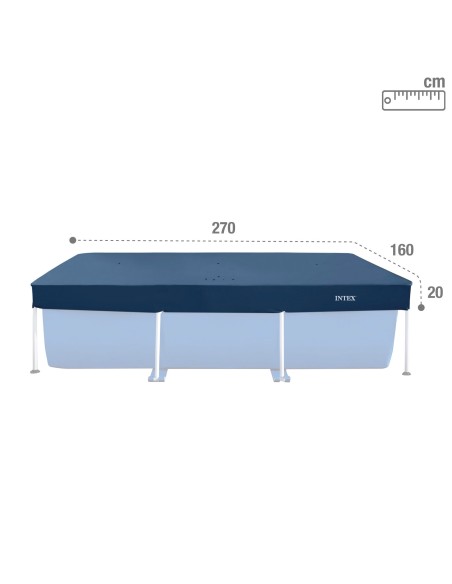 Cobertor para piscina INTEX de 260x160 cm | Distria