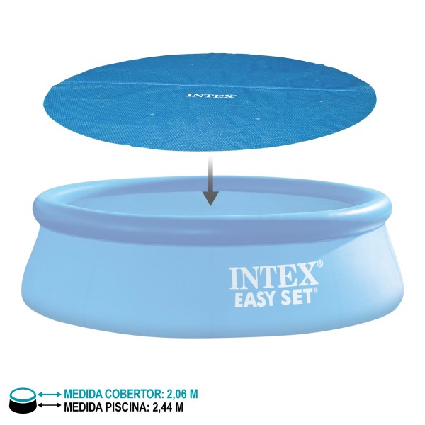 Cobertura solar para piscina INTEX Ø244 cm | Distria