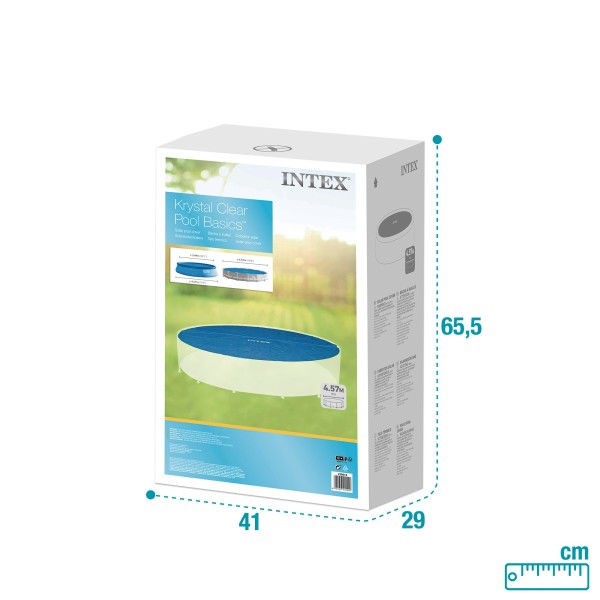 Cobertura solar para piscina INTEX Ø457 cm | Distria