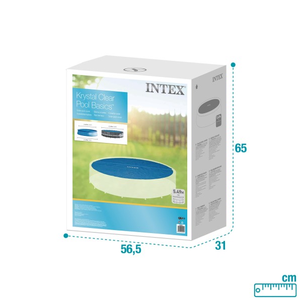 Cobertura solar para piscina INTEX Ø549 cm | Distria