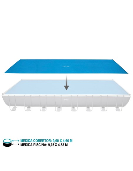 Cobertor solar INTEX piscinas 975 x 488 cm | Acc. Piscinas