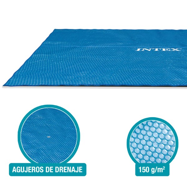 Cobertura solar para piscina INTEX 400 x 200 cm | Distria