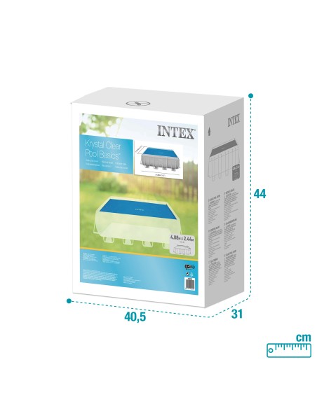 Cobertura de piscina solar INTEX 488 x 244 cm | Distria