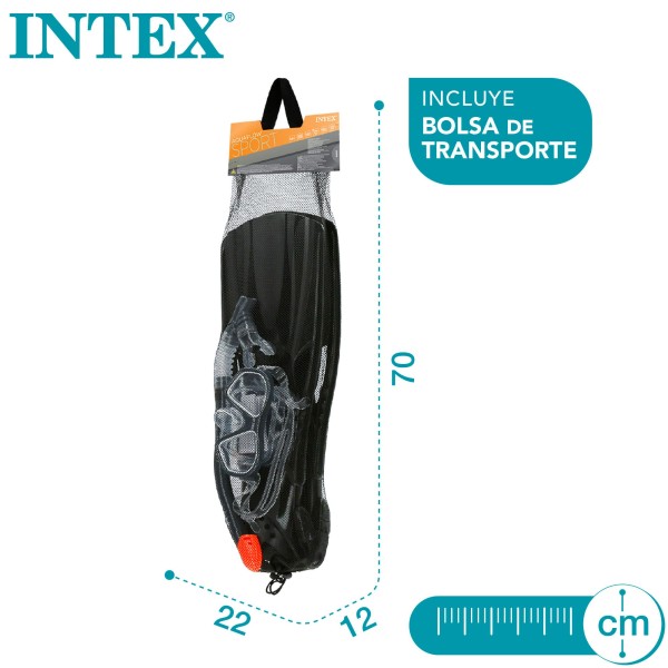 Kit mergulho INTEX com óculos, tubo e barbatanas | DISTRIA