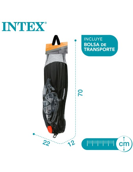 Kit mergulho INTEX com óculos, tubo e barbatanas | DISTRIA