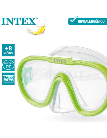 Máscara de mergulho infantil - Acessórios INTEX e insufláveis | DISTRIA