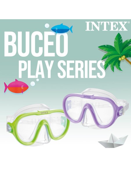 Máscara de mergulho infantil - Acessórios INTEX e insufláveis | DISTRIA