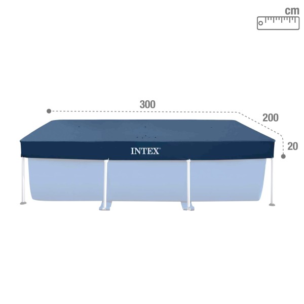 Cobertura para piscina retangular Prisma ou Small Frame | Intex