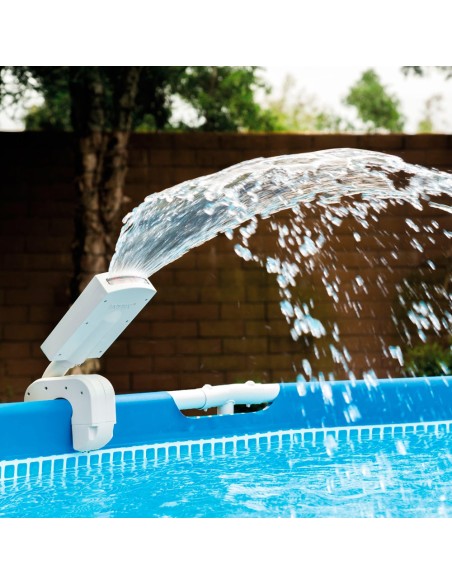 Fonte de piscina LED multicolorida Intex