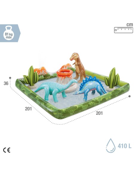Centro de jogos aquáticos de dinossauros infláveis | Distria