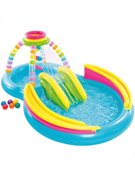 Centro de jogo insuflável INTEX multi-cor piscina dupla | Distria
