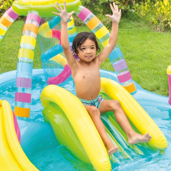 Centro de jogo insuflável INTEX multi-cor piscina dupla | Distria