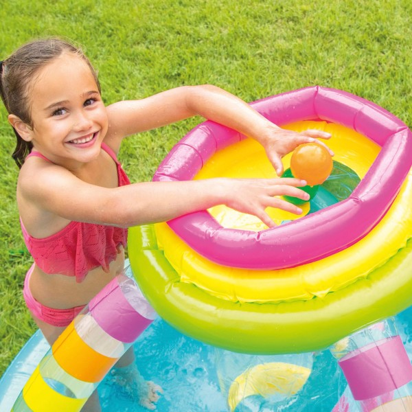 Centro de jogo insuflável INTEX multi-cor piscina dupla | Distria
