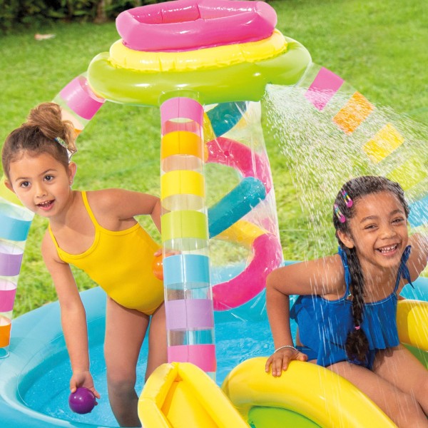 Centro de jogo insuflável INTEX multi-cor piscina dupla | Distria