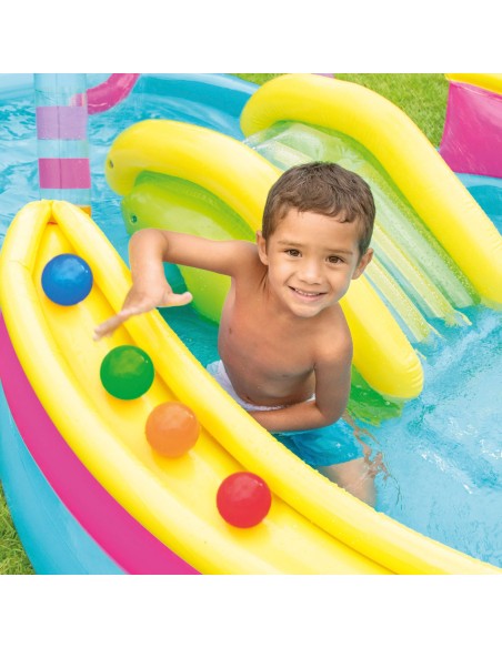 Centro de jogo insuflável INTEX multi-cor piscina dupla | Distria