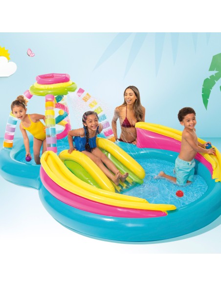 Centro de jogo insuflável INTEX multi-cor piscina dupla | Distria