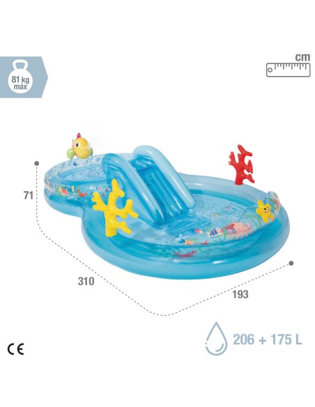 Centro inflável de jogos aquáticos no fundo do mar | Distria