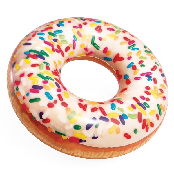 Boia Insuflável Donut Branco | INTEX.pt