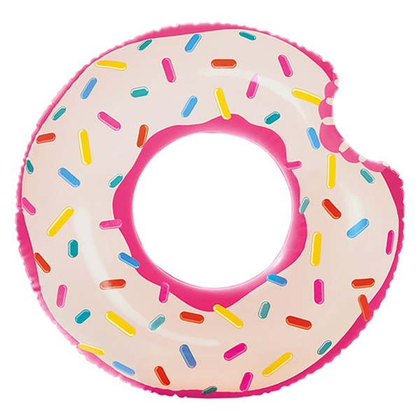 Roda insuflável donut cor-de-rosa da Intex | Loja Intex