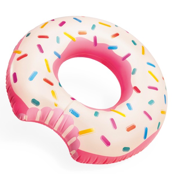 Roda insuflável donut cor-de-rosa da Intex | Loja Intex