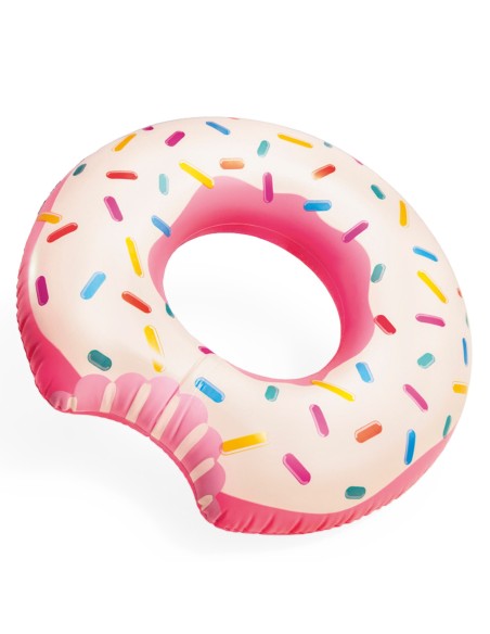 Roda insuflável donut cor-de-rosa da Intex | Loja Intex