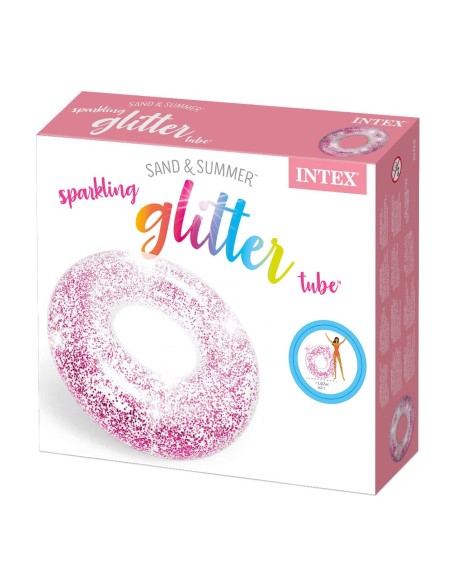 Flutuador Insuflável INTEX - Insuflável original com purpurina!
