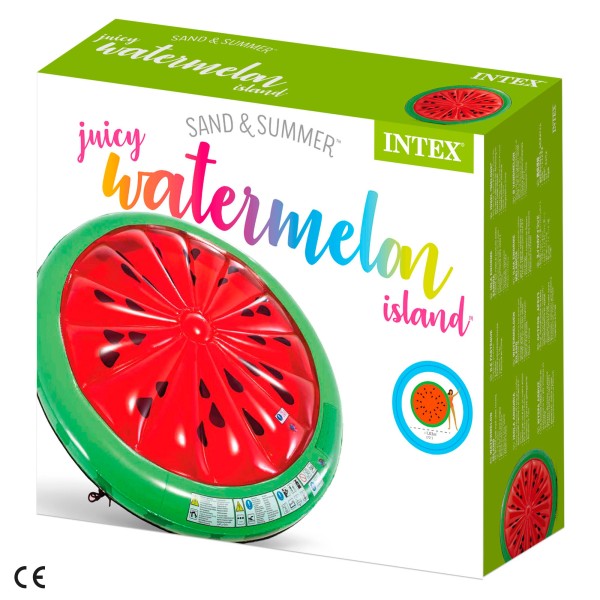 Colchão insuflável Intex com forma de Melancia | Desfrute de um verão inesquecível! Consiga os seus colchões e figuras insufláve