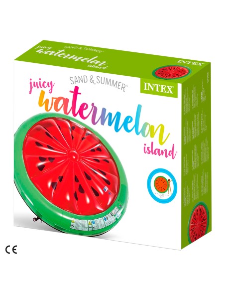 Colchão insuflável Intex com forma de Melancia | Desfrute de um verão inesquecível! Consiga os seus colchões e figuras insufláve