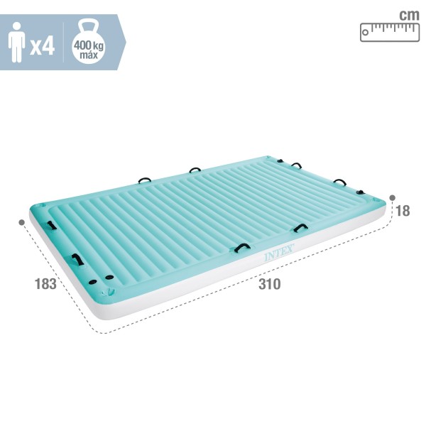 Cobertor flutuante inflável de qualidade premium INTEX | Distria